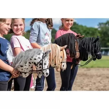 Лошадь HKM Hobby Horse на палке, светло-коричневая Inna marka
