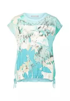 Лоскутная рубашка с принтом BETTY & CO, цвет Mint Nature