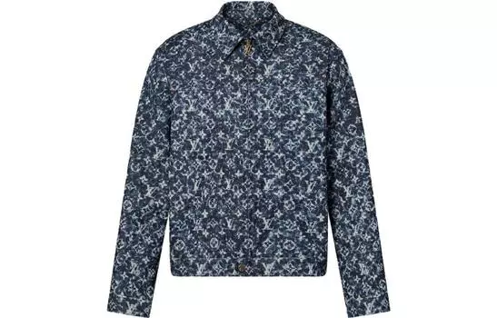Куртка мужская Louis Vuitton с логотипом, синий