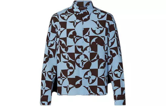 LOUIS VUITTON Мужская рубашка, цвет Blue