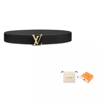 Мужской ремень Louis Vuitton, черный