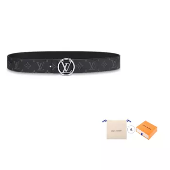 Мужской ремень Louis Vuitton, черный