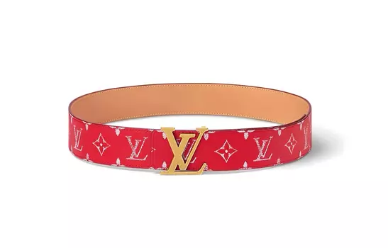 LOUIS VUITTON Мужской кожаный ремень
