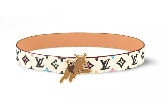 LOUIS VUITTON Мужской кожаный ремень