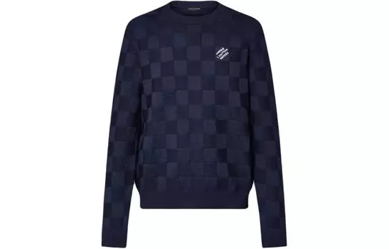 Свитер мужской Louis Vuitton, темно-синий