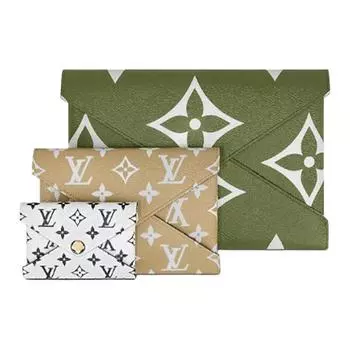 LOUIS VUITTON Сумка-пошет Kirigami Monogram Giant Large Khaki Green