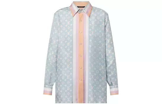 LOUIS VUITTON Женская рубашка, цвет Blue
