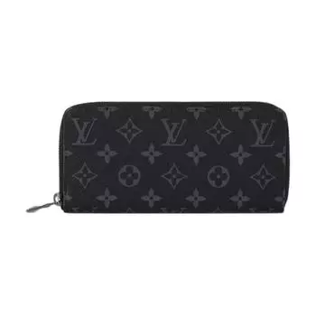 LOUIS VUITTON Женский кошелек Monogram Eclipse Canvas, серый