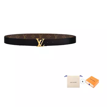 Женский ремень Louis Vuitton, черный/коричневый