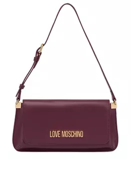 Love Moschino сумка на плечо с логотипом, фиолетовый