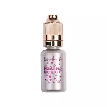Lovely Жидкий хайлайтер для лица Make Me Highlight 01 Silver 17мл