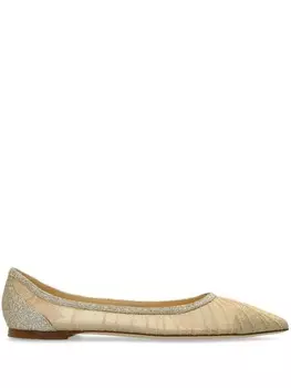 Люблю балетки Jimmy Choo, нейтральный цвет
