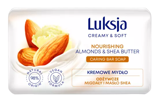 Luksja Almond кусковое мыло, 90 г