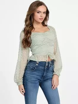Луны Топ Guess Factory, цвет light matcha