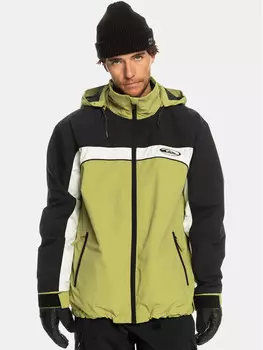 Лыжная куртка стандартного кроя Quiksilver, зеленый