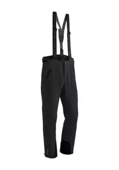 Лыжные брюки Maier Sports "Copper slim", спортивного кроя и водонепроницаемые, черный