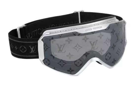 Лыжные очки Louis Vuitton, черный / белый