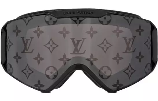 Лыжные очки Louis Vuitton с логотипом, черный