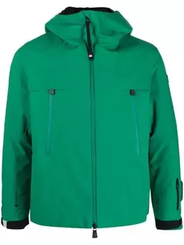 Лыжный пуховик Chanavey Moncler, зеленый