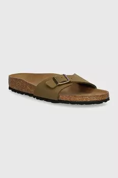 Мадридские шлепанцы Birkenstock, зеленый