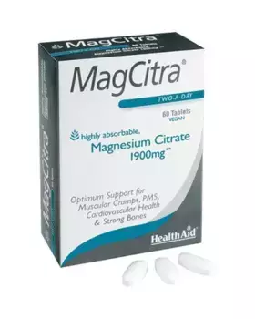 MagCitra Магниевая добавка 60 капсул Health Aid