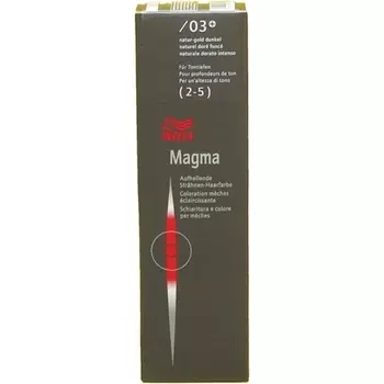 Magma By Blondor Пигментированная осветляющая краска для волос 73 Коричнево-Золотой 120G, Wella