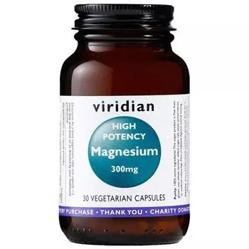 Магний в капсулах Viridian Magnez 300 mg, 30 шт