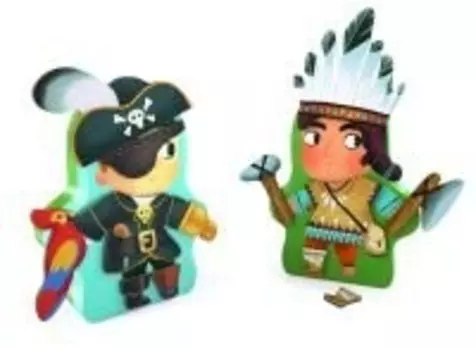 Магнитные пазлы Djeco, Aventuro