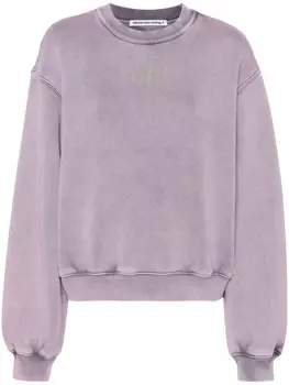Махровая толстовка Essential Alexander Wang, фиолетовый