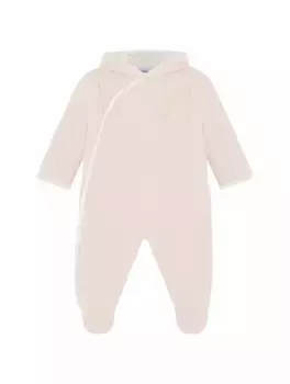 Махровое боди с логотипом EMPORIO ARMANI, розовый