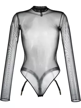 Maison Close боди Corps ? Corps с длинными рукавами, черный