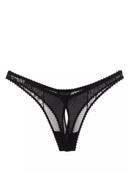 Maison Close открытые стринги, черный