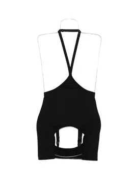 Maison Close Pure Tentation боди с юбкой и ремешками, черный