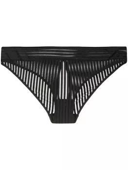 Maison Close трусы-брифы с вырезом, черный