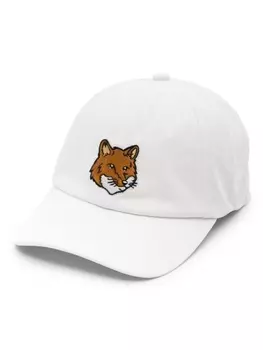 Maison Kitsun бейсбольная кепка Bold Fox, белый