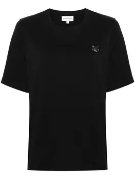 Maison Kitsun футболка Bold Fox, черный