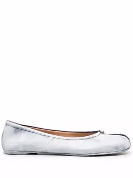 Maison Margiela балетки Tabi, белый