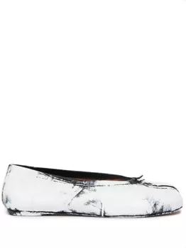 Maison Margiela балетки Tabi New, белый