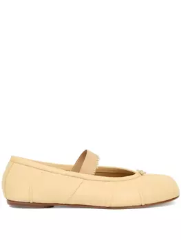 Maison Margiela балетки Tabi, желтый