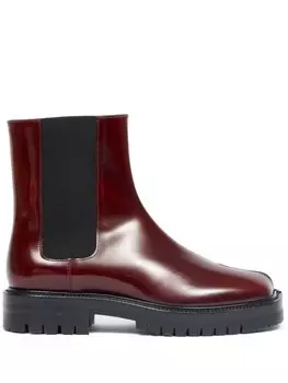 Maison Margiela ботинки челси Tabi, красный