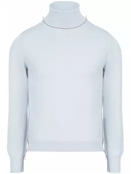 Maison Margiela джемпер Work-In-Progress с высоким воротником, синий