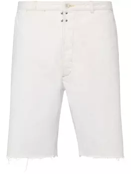 Maison Margiela джинсовые шорты Selvedge, белый