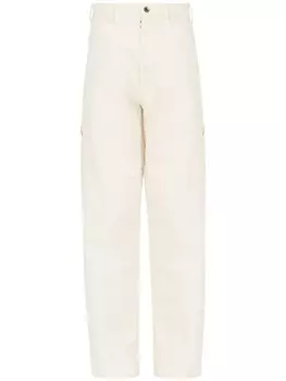 Maison Margiela хлопковые джинсы, нейтральный