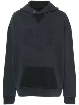 Maison Margiela худи с принтом, серый