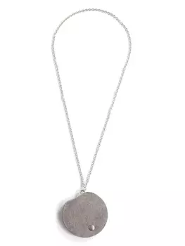Maison Margiela кошелек Circle, серебристый