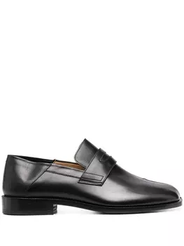 Maison Margiela лоферы Tabi, черный