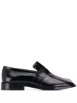 Maison Margiela лоферы Tabi, черный