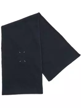Maison Margiela шарф Four Stitches, синий