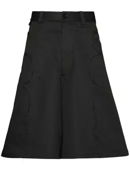 Maison Margiela шорты Yoke, черный