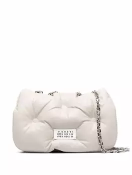 Maison Margiela сумка на плечо Glam Slam Flap среднего размера, нейтральный цвет